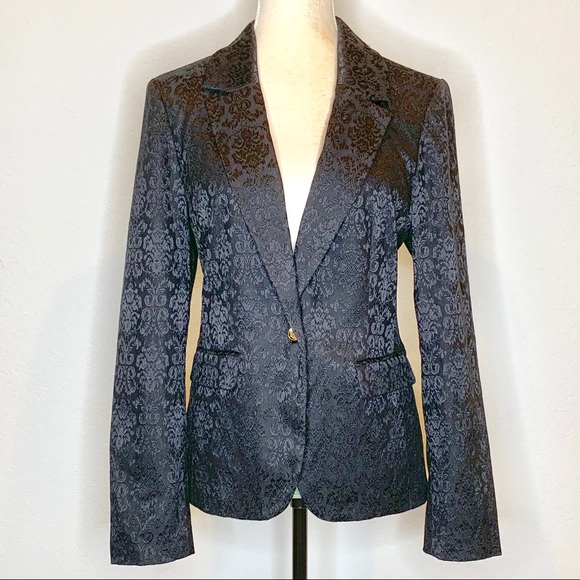 Dana Buchman Damask Black Blazer - Picture 4 of 9